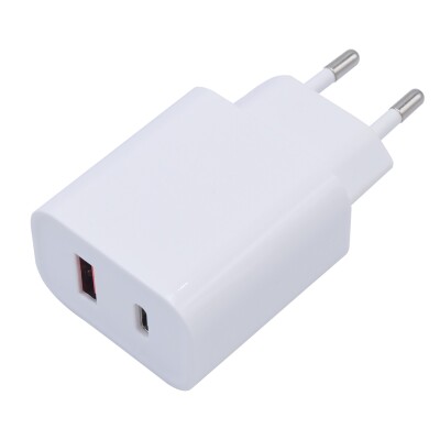 USB-Schnellladegerät McPower 20W 1x USB-C PowerDelivery 1x USB-A