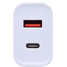 USB-Schnellladegerät McPower 20W 1x USB-C PowerDelivery 1x USB-A