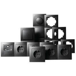 Schalter und Steckdosen Set McPower Flair Wohnlandschaft...