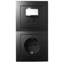 Schalter und Steckdosen Set McPower Flair PIR matt...