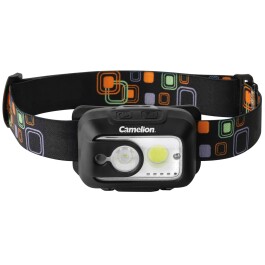 LED-Kopflampe Camelion wiederaufladbar 9W mit Sensor