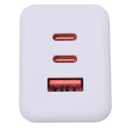 USB GaN Schnellladegerät McPower 65W 2x USB-C PowerDelivery 1x USB-A QC