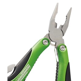 Multifunktionswerkzeug 160mm mit Gürteltasche grün