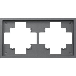 Schalter und Steckdosen Set McPower Shallow Niveau 23-teilig anthrazit