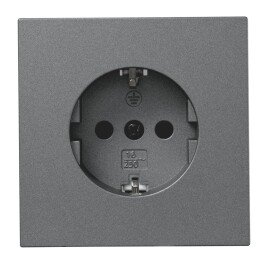 Schalter und Steckdosen Set McPower Shallow Niveau 23-teilig anthrazit