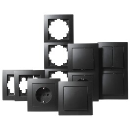 Schalter und Steckdosen Set McPower Flair Flur matt...