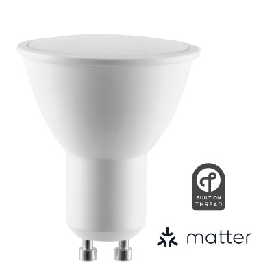 LED-Leuchtmittel ITIUS GU10 4,8W 500 Lumen RGB + CCT matter über Thread