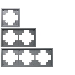 Schalter und Steckdosen Set McPower Shallow Arbeitszimmer 17-teilig,anthrazit