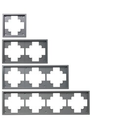 Schalter und Steckdosen Set McPower Shallow Wohnlandschaft 20-tlg. anthrazit