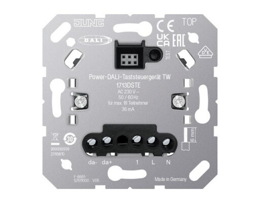 JUNG 1713 DSTE 1713DSTEPower DALI-Taststeuergerät TW