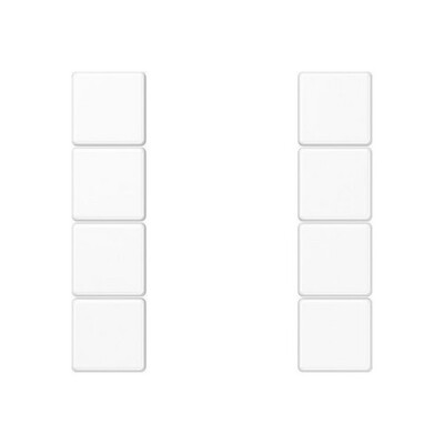 JUNG A 504 TSA WW Tastensatz komplett 4fach