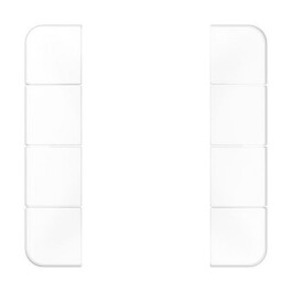 JUNG CD 504 TSA WW Tastensatz komplett 4fach