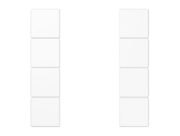 JUNG LS 504 TSA WW Tastensatz komplett 4fach