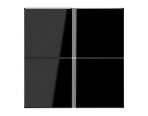 JUNG LS 404 TSA SW Tastensatz komplett 4fach