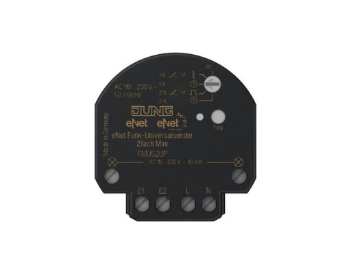 JUNG FM US 2 UP Funk-Universalsender 2-kanalig (90-230V)