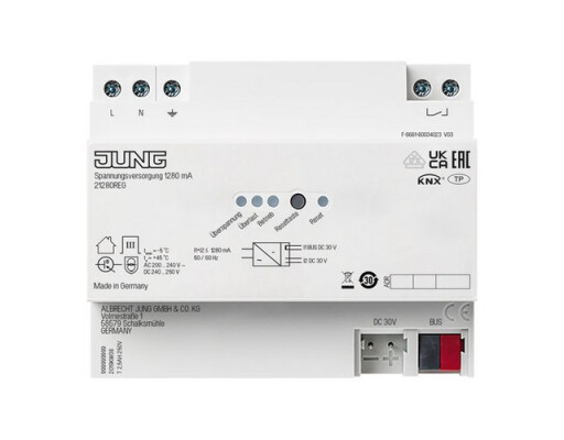 JUNG 21280 REG KNX Spannungsversorgung 1280 mA