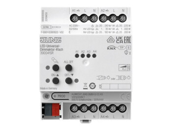 JUNG 39004 1S R KNX LED-Universal-Dimmaktor 4fach