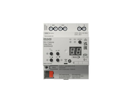 JUNG 30128 1S DA2 R KNX DALI-2 Gateway Colour 2fach