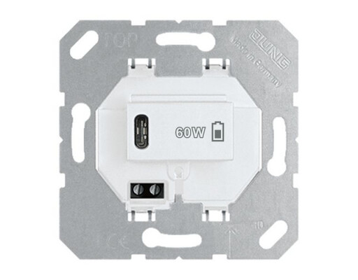 JUNG USB PD60 C WW USBPD60CWW USB-PD60-Ladegerät