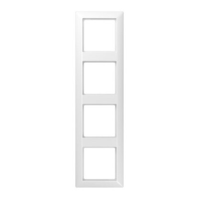 JUNG AS 584 BF WW Rahmen 4fach alpinweiß