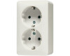JUNG 6020 A SCHUKO-STECKDOSE 2-FACH AP