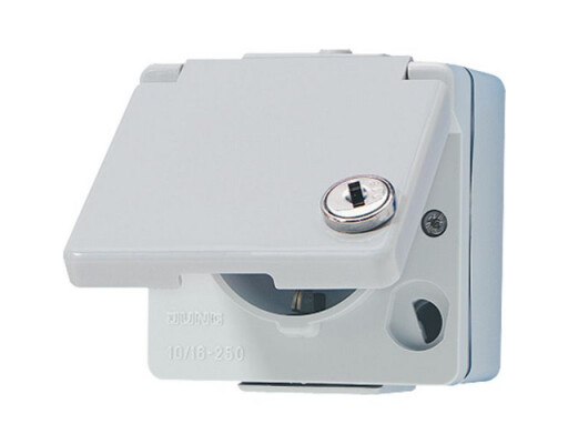 JUNG 620 WSL SCHUKO-STECKDOSE AUFPUTZ