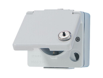 JUNG 620 WSL SCHUKO-STECKDOSE AUFPUTZ