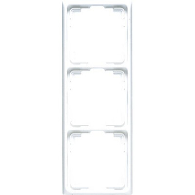 JUNG CD 583 K WW RAHMEN 3-FACH ALPINWEISS