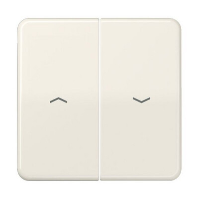 JUNG CD 595 P WIPPE JALOUSIETASTER WEISS