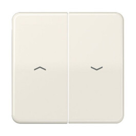 JUNG CD 595 P WIPPE JALOUSIETASTER WEISS