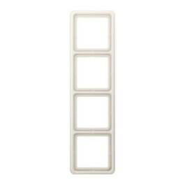 JUNG CD 584 W RAHMEN 4-FACH WEISS