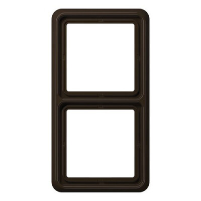 JUNG CD 582 BR RAHMEN 2-FACH BRAUN