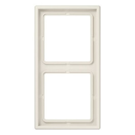 JUNG LS 982 W RAHMEN 2-FACH WEISS