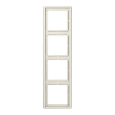 JUNG LS 984 W RAHMEN 4-FACH WEISS