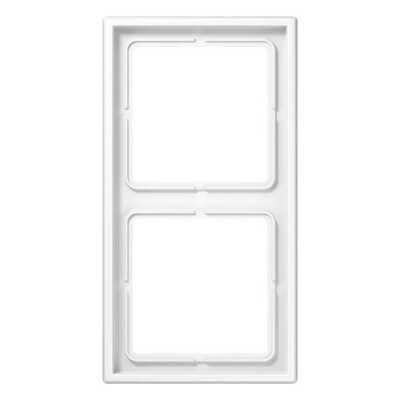 JUNG LS 982 WW RAHMEN 2-FACH ALPINWEISS