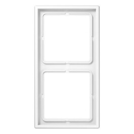 JUNG LS 982 WW RAHMEN 2-FACH ALPINWEISS