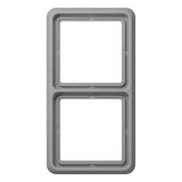 JUNG CD 582 GR RAHMEN 2-FACH GRAU