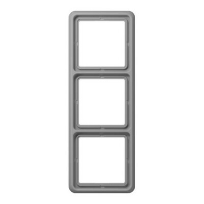 JUNG CD 583 GR RAHMEN 3-FACH GRAU