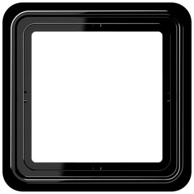 JUNG CD 581 SW RAHMEN 1-FACH SCHWARZ