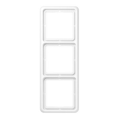 JUNG CD 583 WW RAHMEN 3-FACH ALPINWEISS