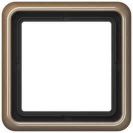 JUNG CD 581 GB RAHMEN 1-FACH GOLD-BRONZE