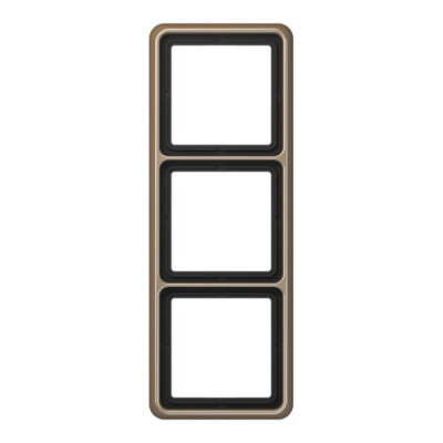 JUNG CD 583 GB RAHMEN 3-FACH GOLD-BRONZE