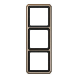 JUNG CD 583 GB RAHMEN 3-FACH GOLD-BRONZE