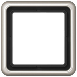 JUNG CD 581 PT RAHMEN 1-FACH PLATIN