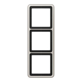 JUNG CD 583 PT RAHMEN 3-FACH PLATIN