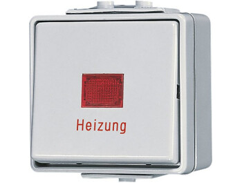 JUNG 606 HW AUS/WECHSEL HEIZUNGSNOT AP