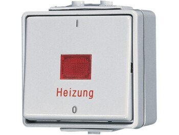JUNG 602 HW AUSSCHALTER HEIZUNGSNOT AP