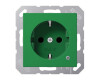 JUNG A 1520 BFKO GN SCHUKO-Steckdose mit Funktionsanzeige