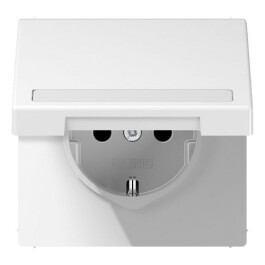 JUNG LS 1520 BFNAKL WW SCHUKO Steckdose mit Klappdeckel...