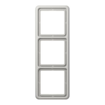 JUNG CD 583 LG RAHMEN 3-FACH LICHTGRAU